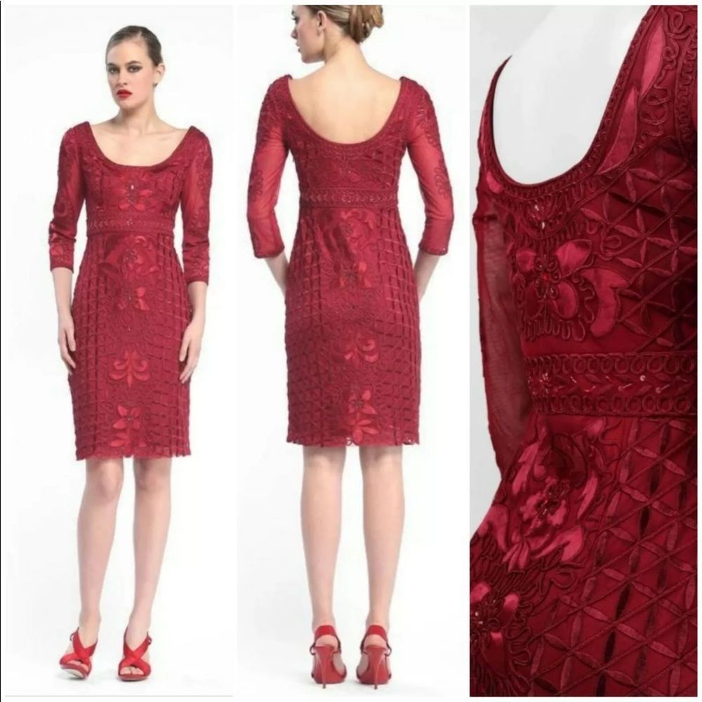 Sue Wong Womens N5378 Embroidered Holiday … - Picture 2 of 11